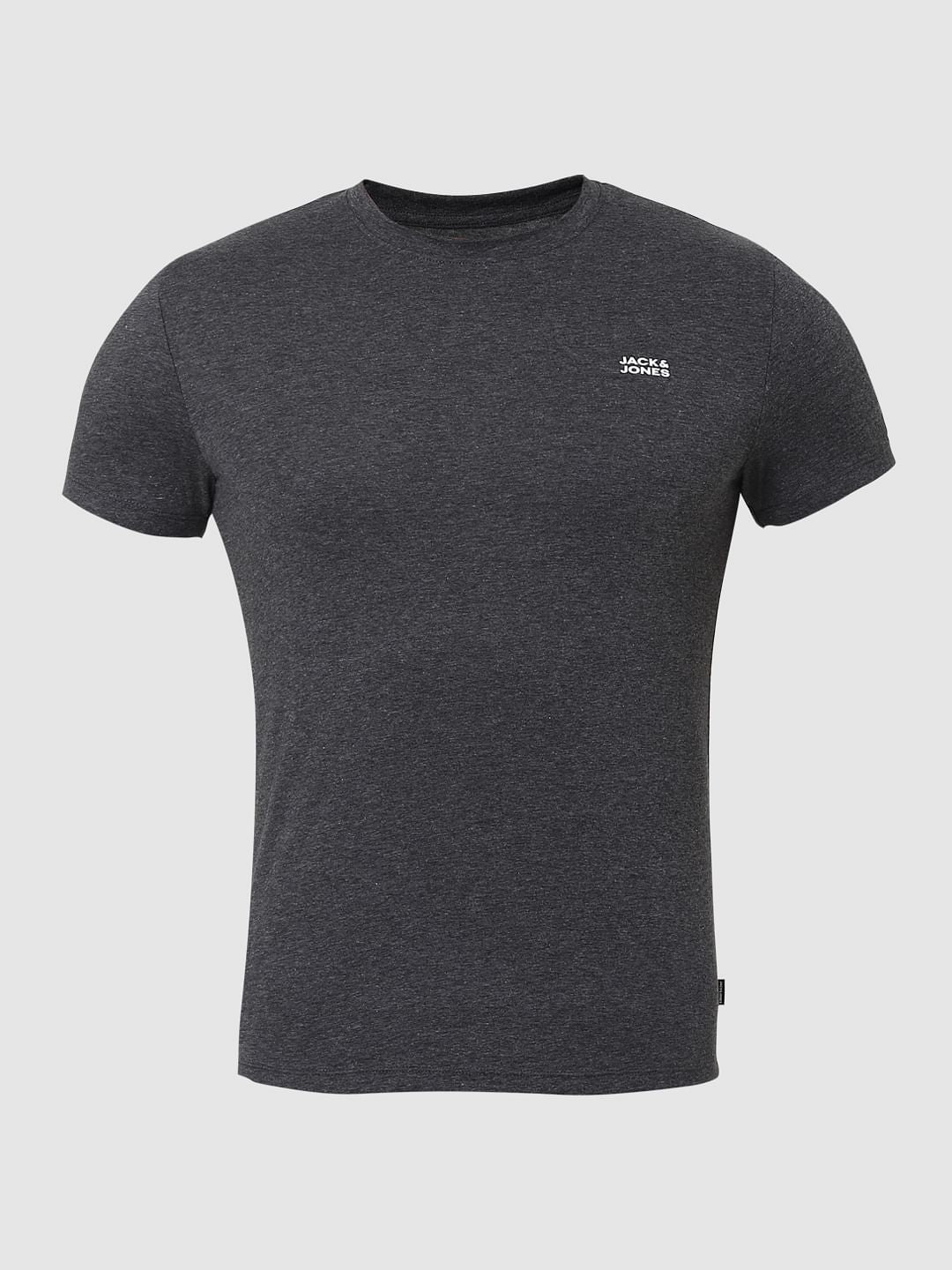 Dark Grey Crew Neck T-shirt