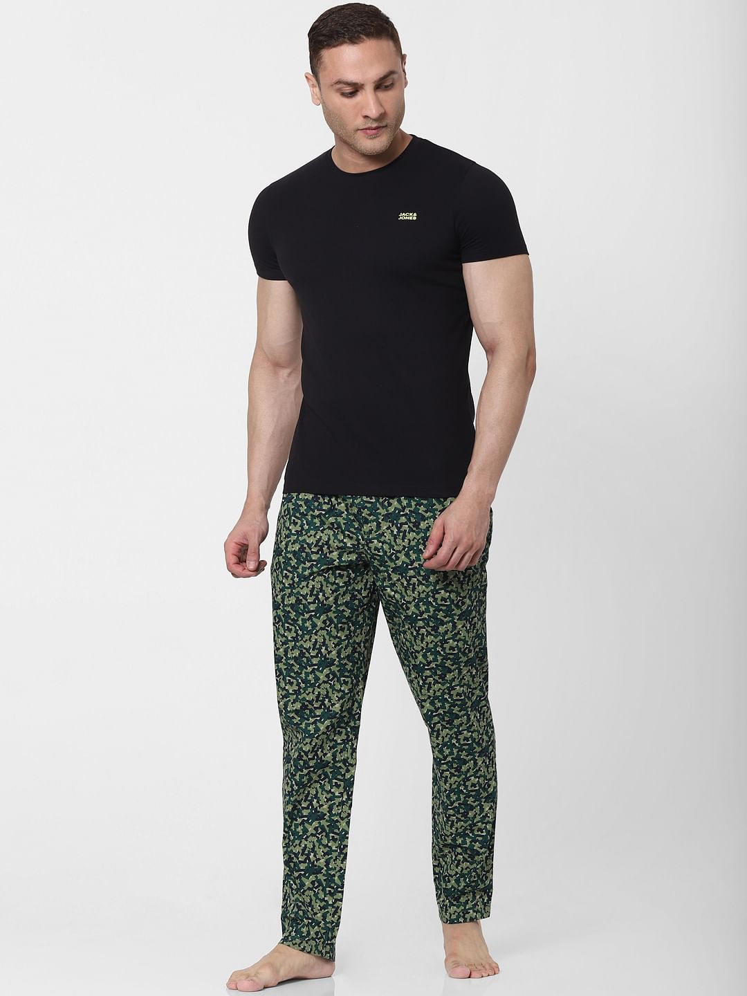 Black Crew Neck T-shirt - S