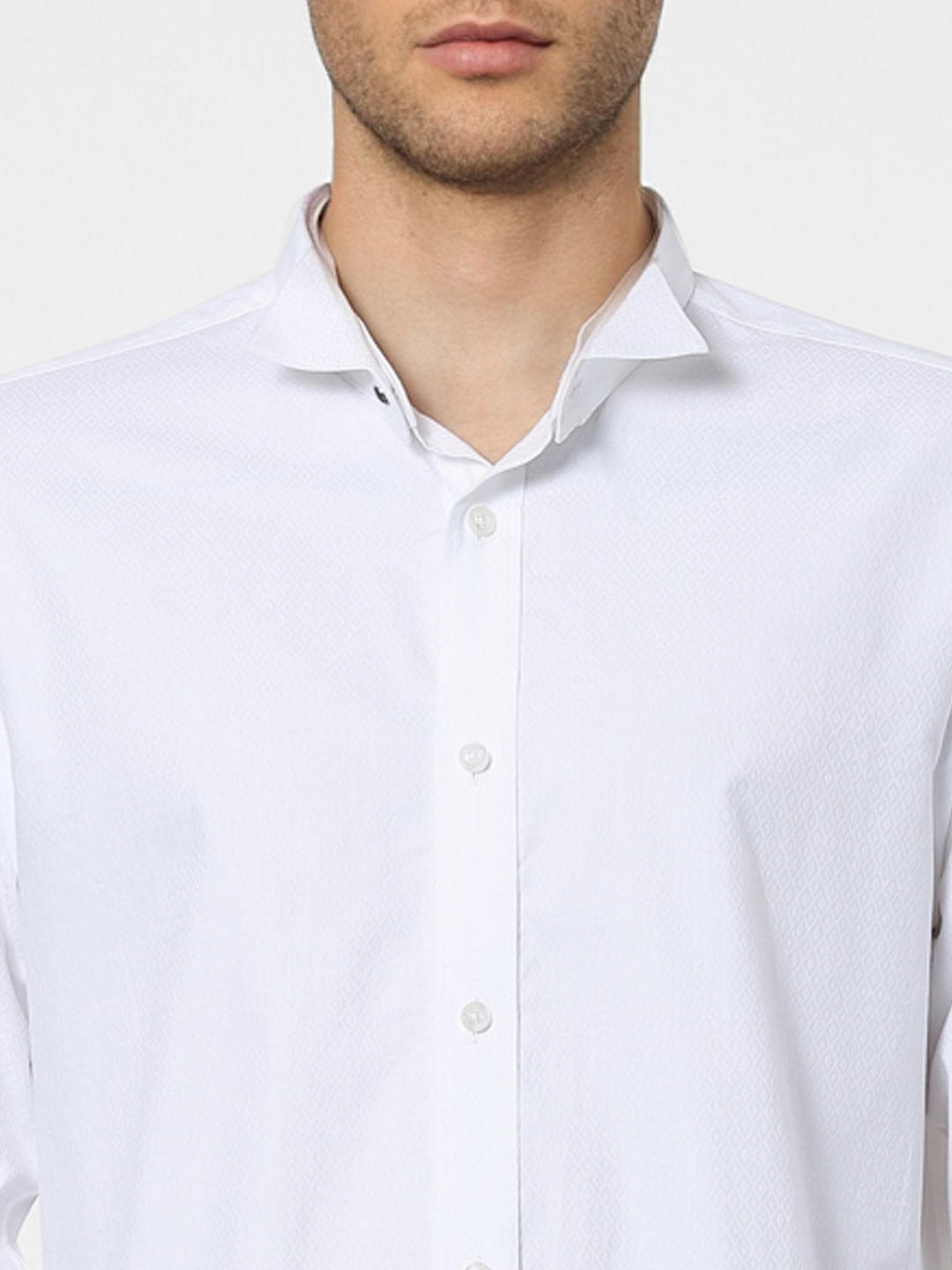 White Full Sleeves Shirt
