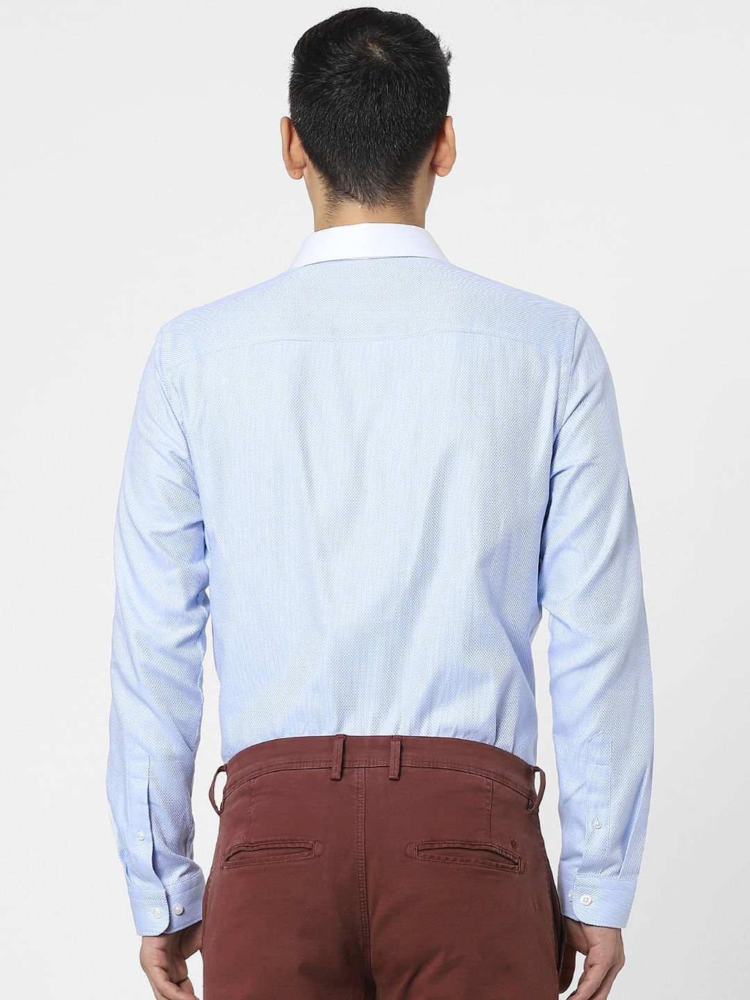 Blue Full Sleeves Shirt