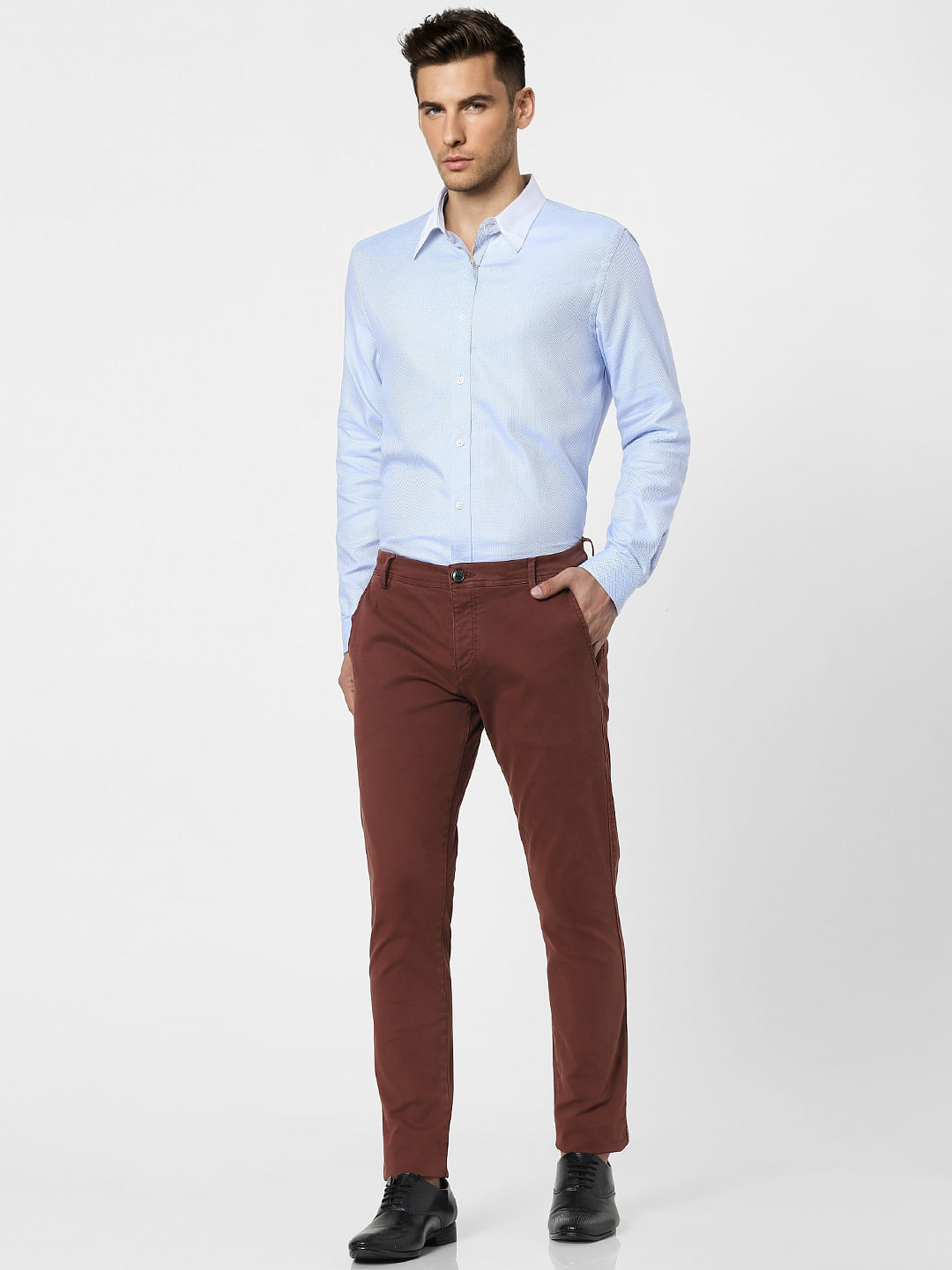 Blue Full Sleeves Shirt