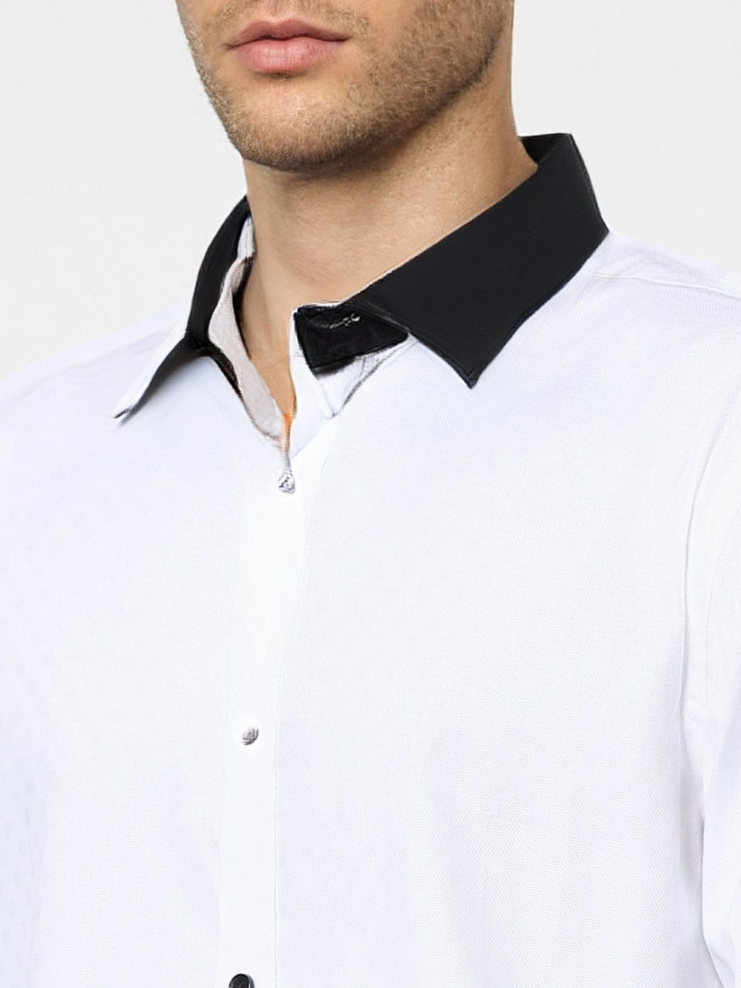 White Full Sleeves Shirt