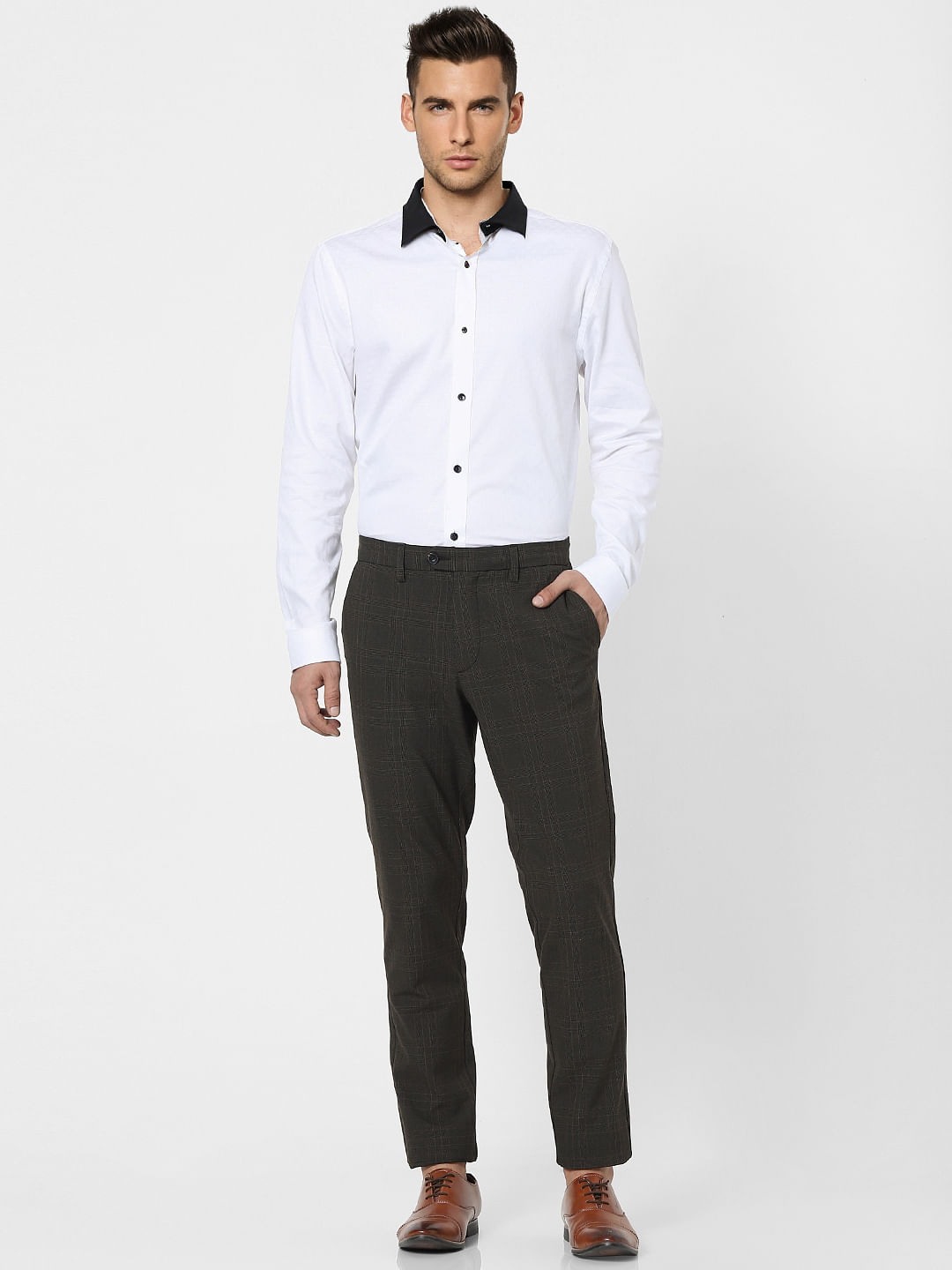 White Full Sleeves Shirt