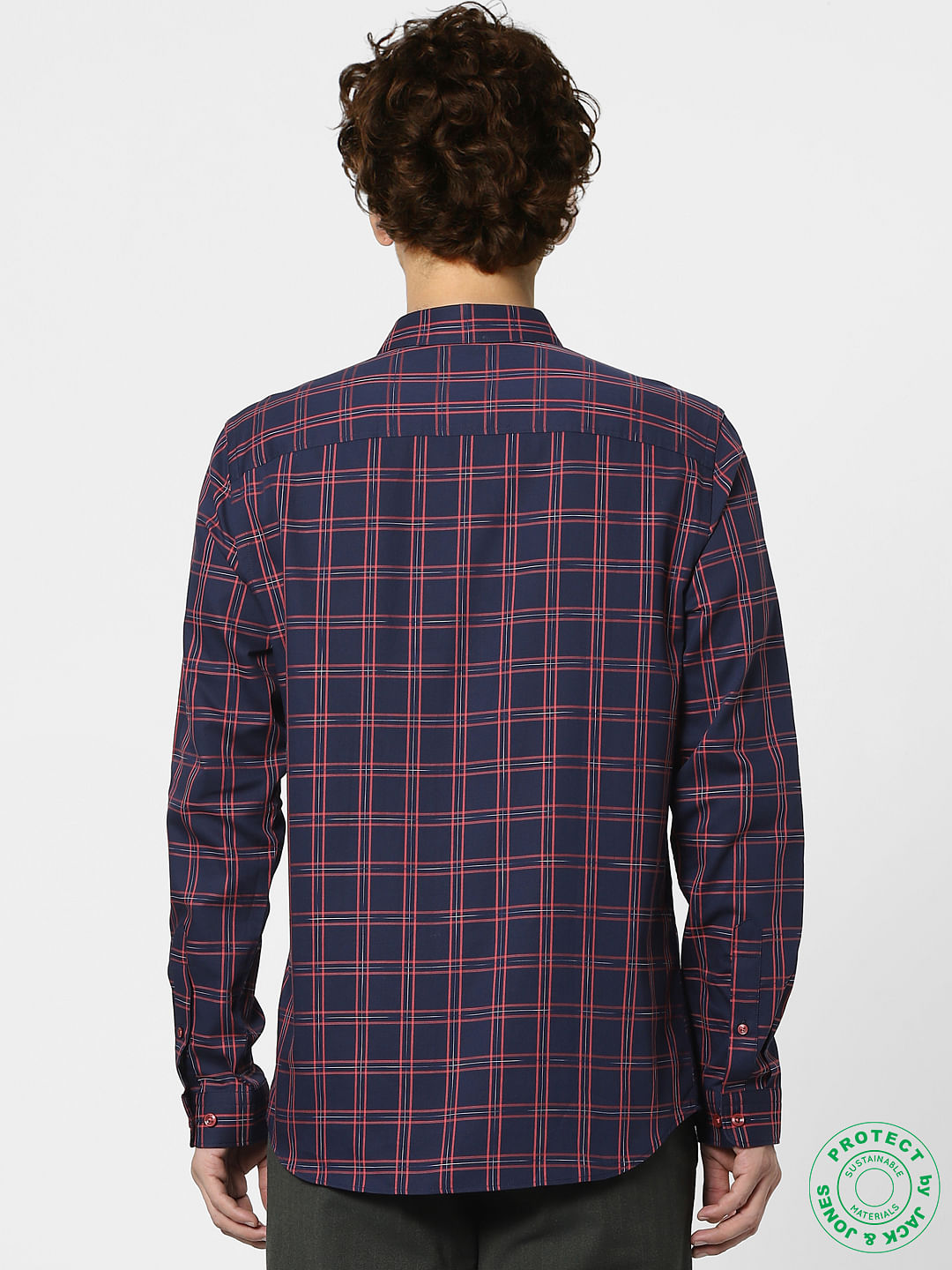 Blue Check Full Sleeves Shirt