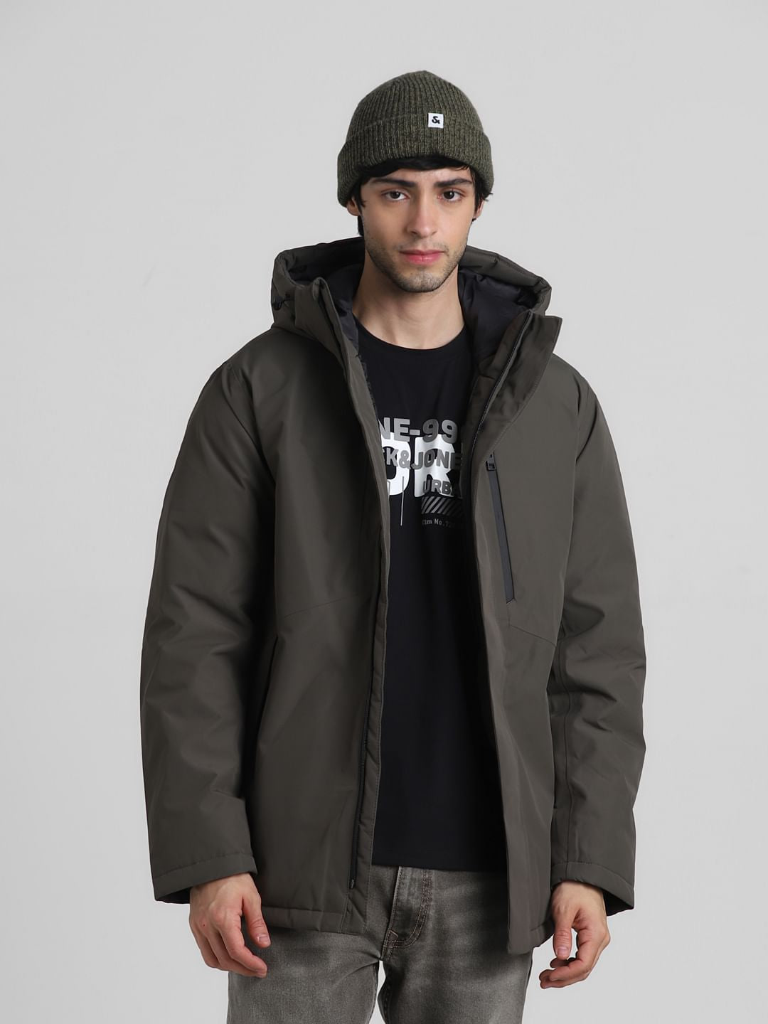 Green Hooded Jacket - S
