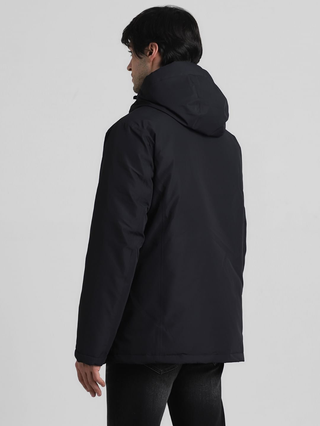 Black Hooded Jacket