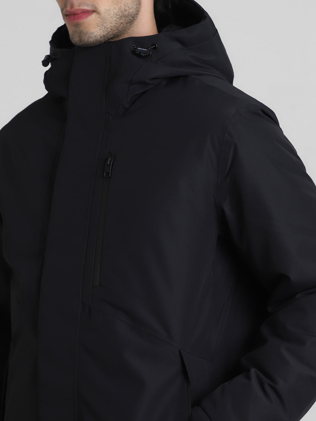 Black Hooded Jacket