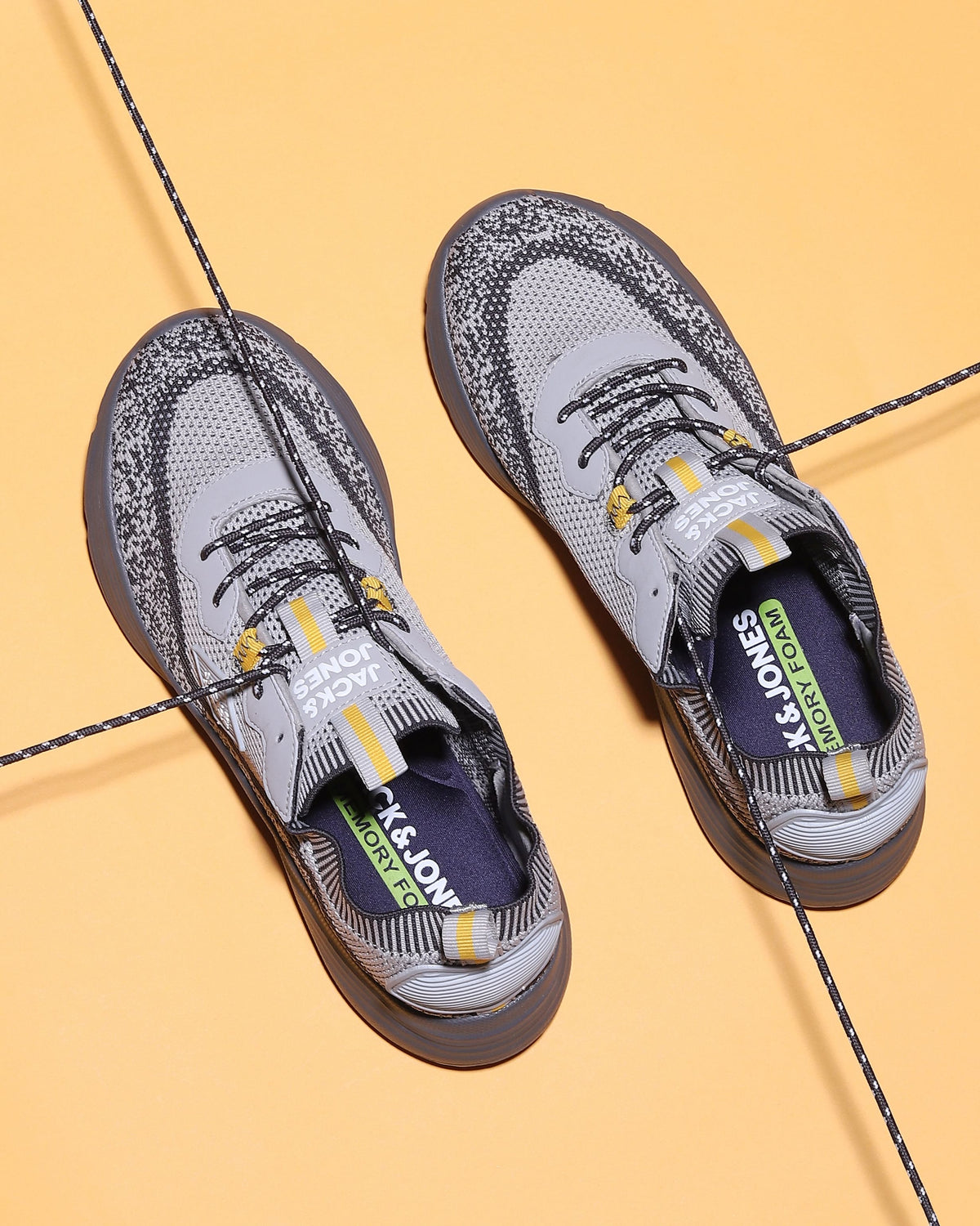 Grey Mesh Sneakers - 6