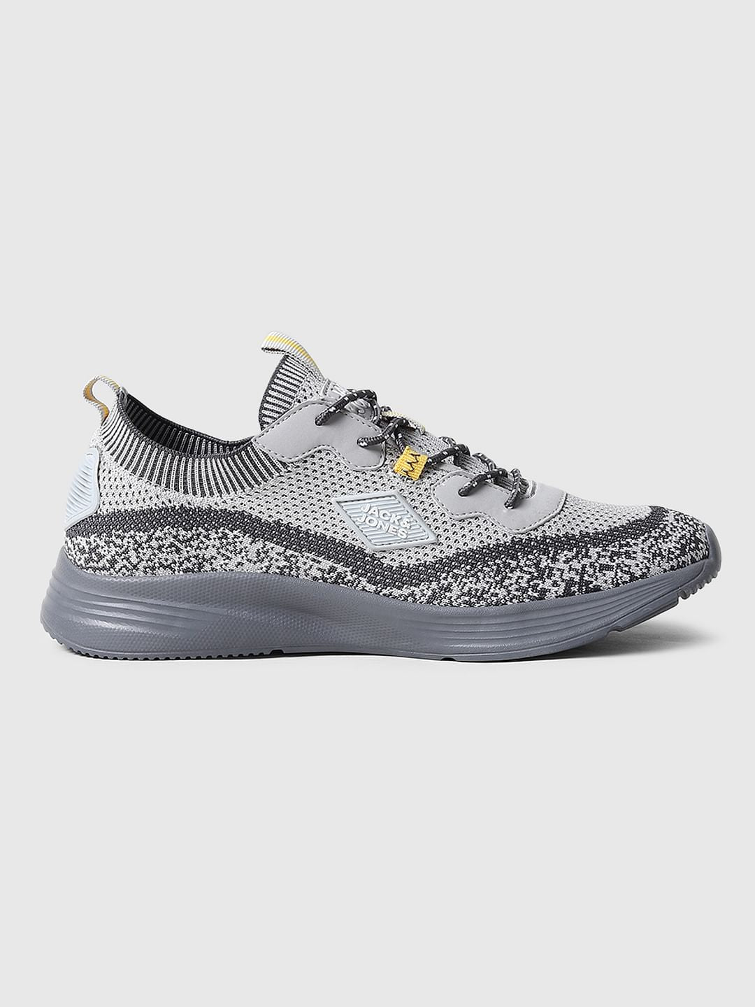 Grey Mesh Sneakers
