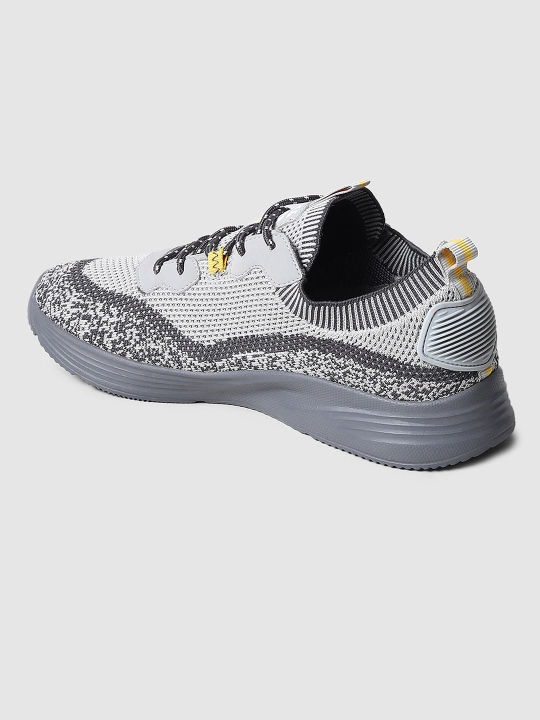 Grey Mesh Sneakers