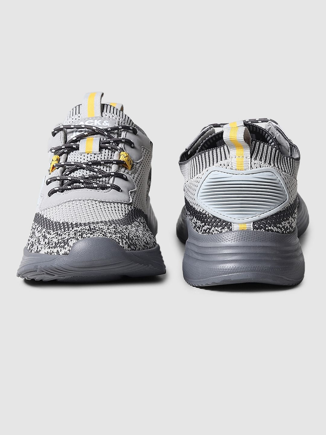 Grey Mesh Sneakers