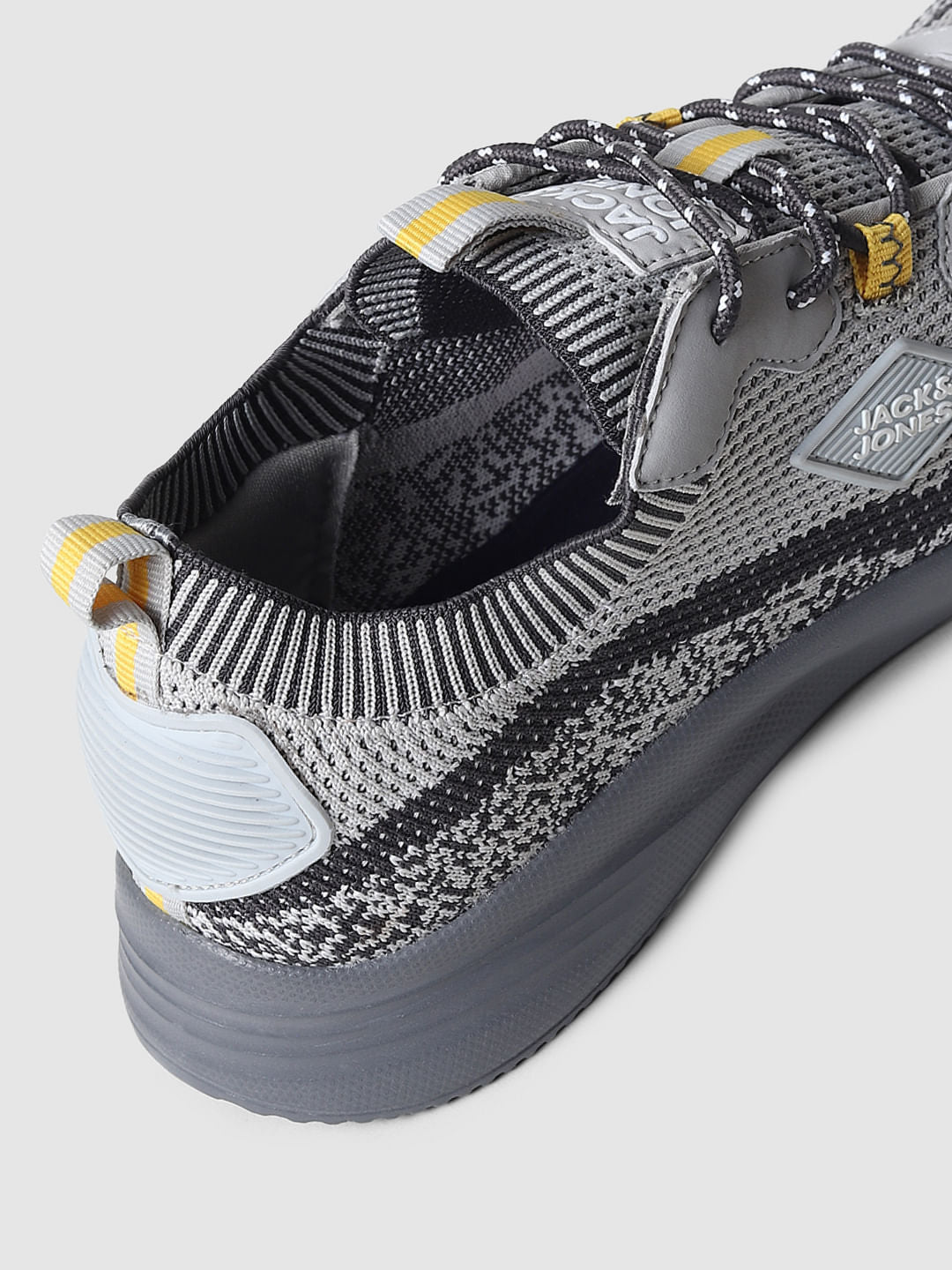 Grey Mesh Sneakers