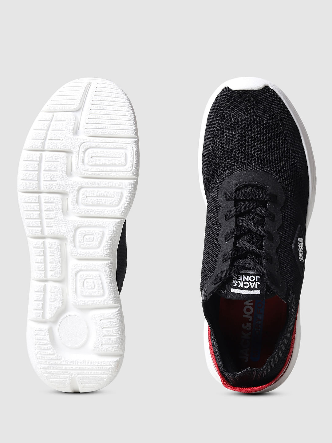 Black Mesh Sneakers