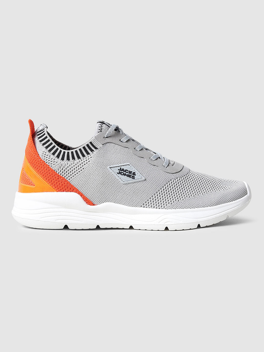 Grey Mesh Sneakers