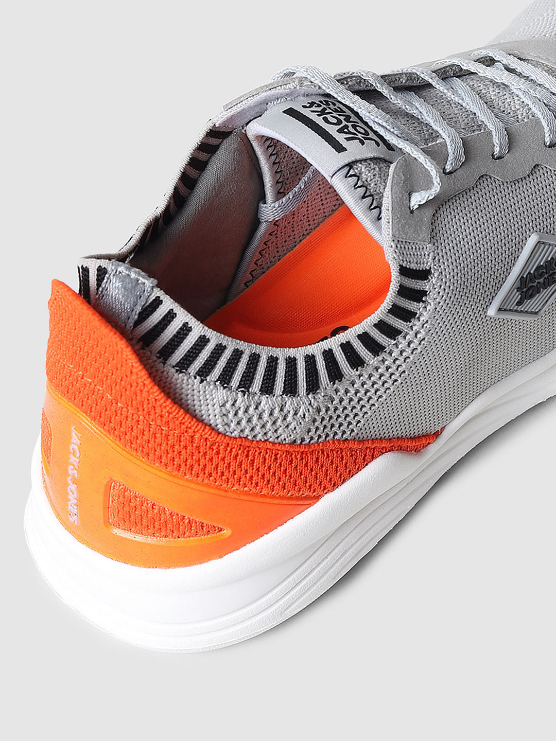 Grey Mesh Sneakers