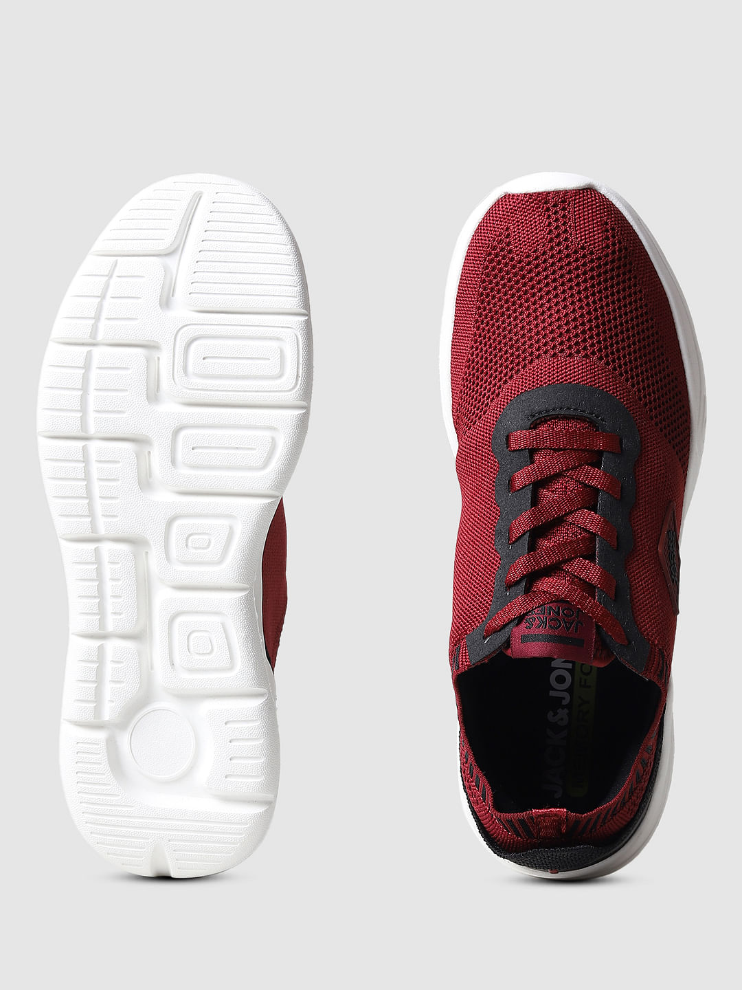 Red Mesh Sneakers