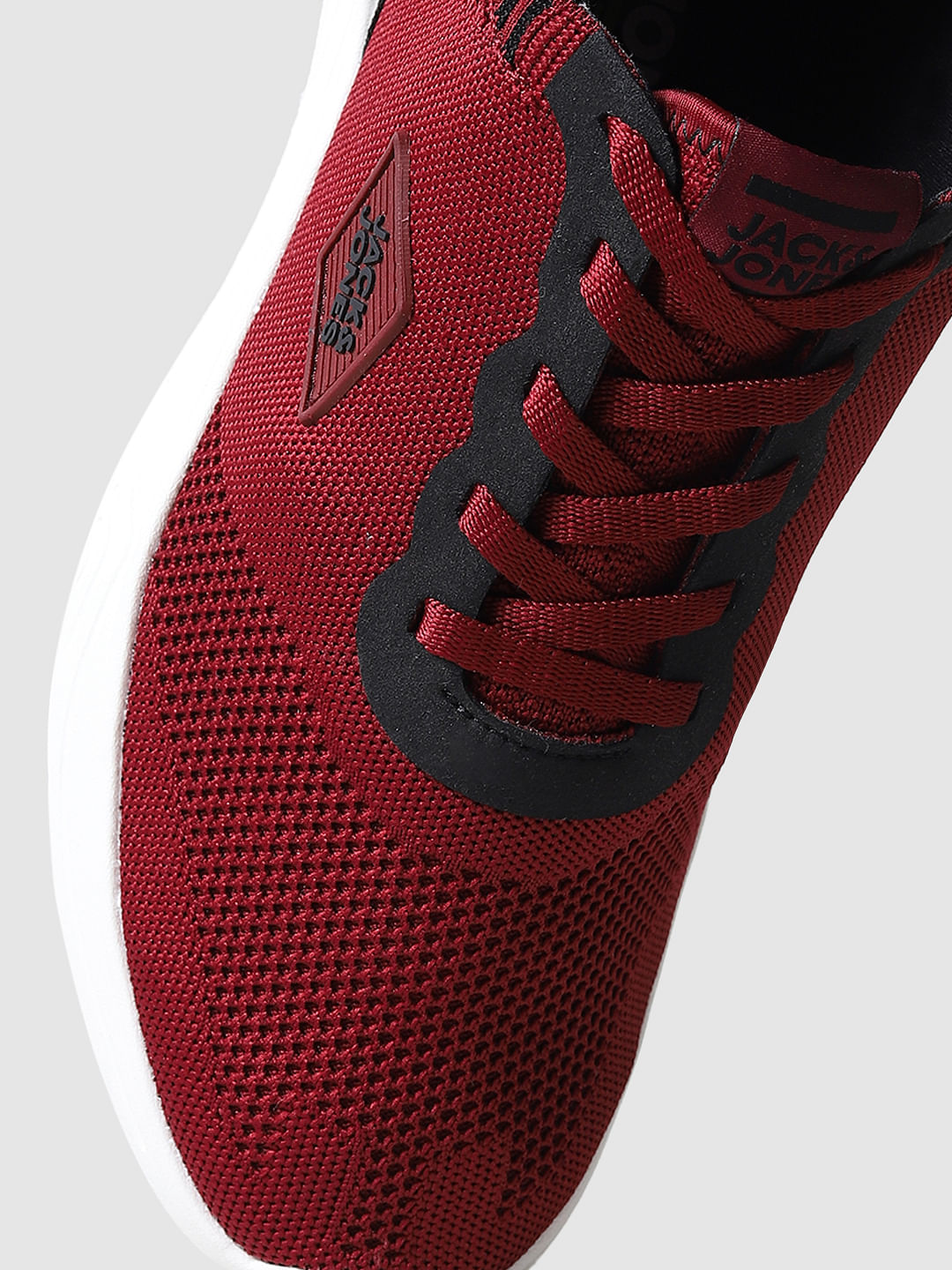 Red Mesh Sneakers