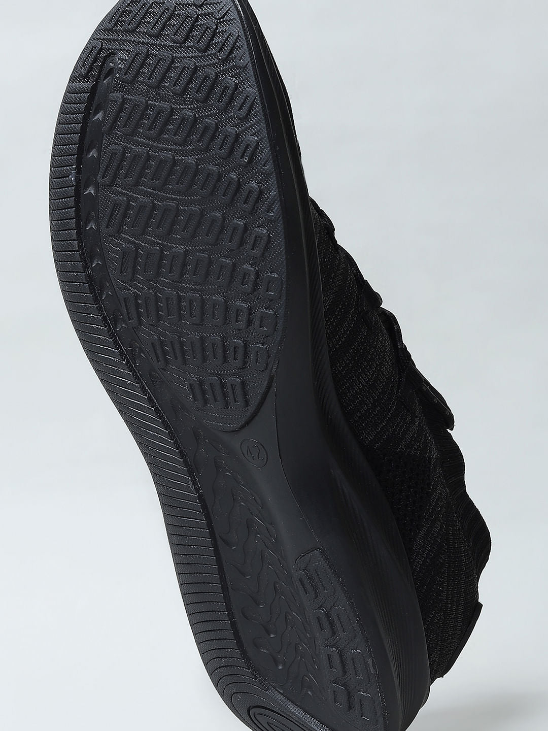 Black Lace-Up Sneakers