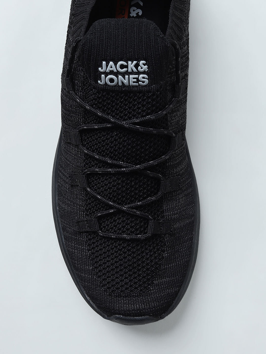 Black Lace-Up Sneakers