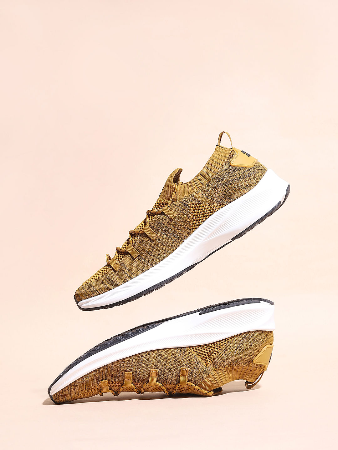 Mustard Mesh Sneakers - 6