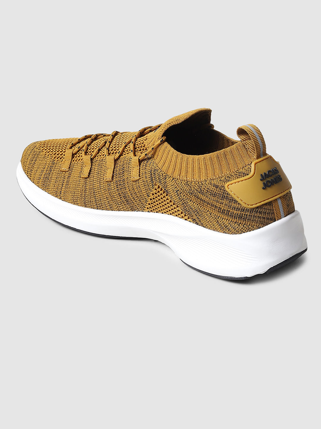Mustard Mesh Sneakers