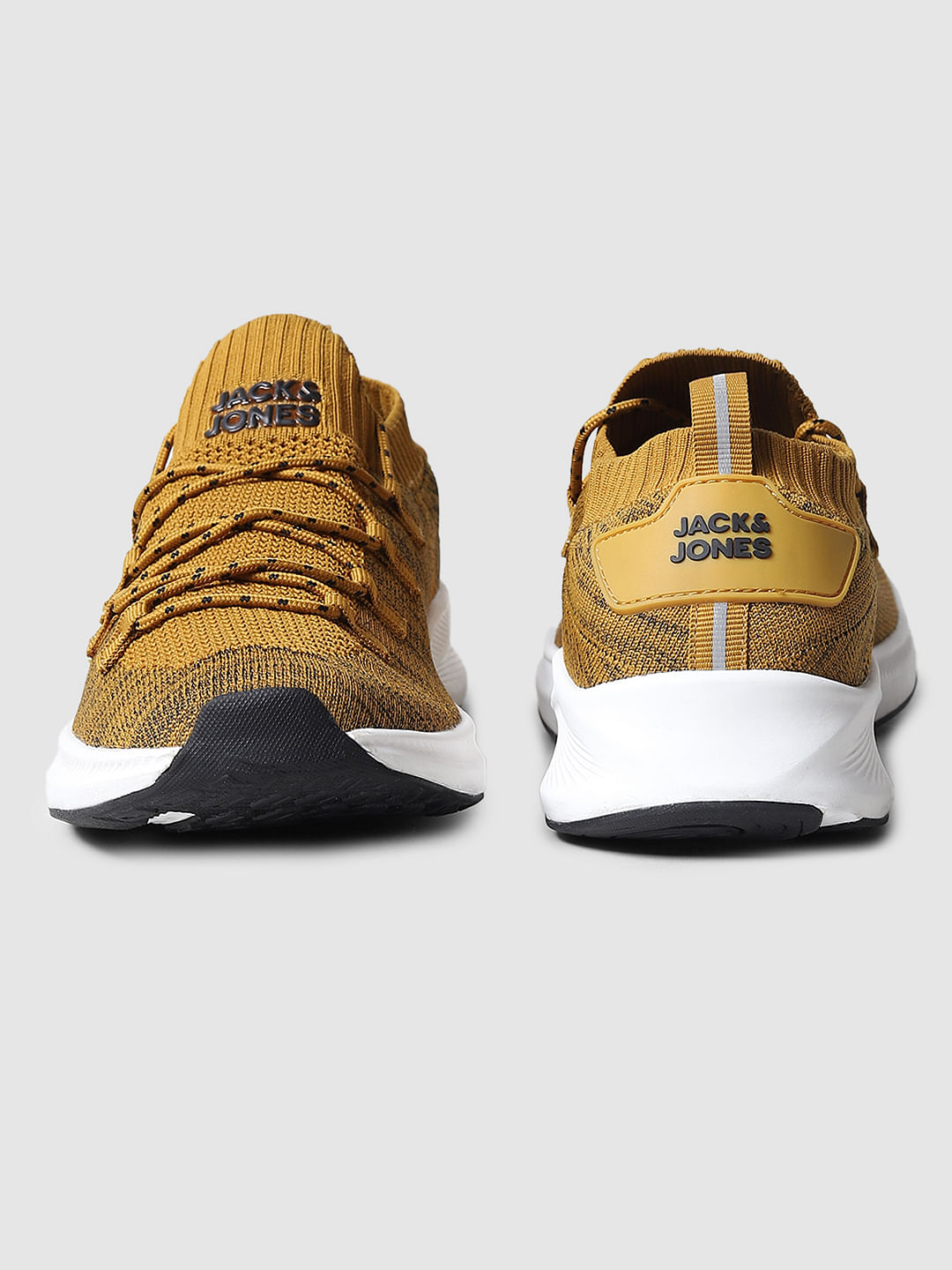 Mustard Mesh Sneakers