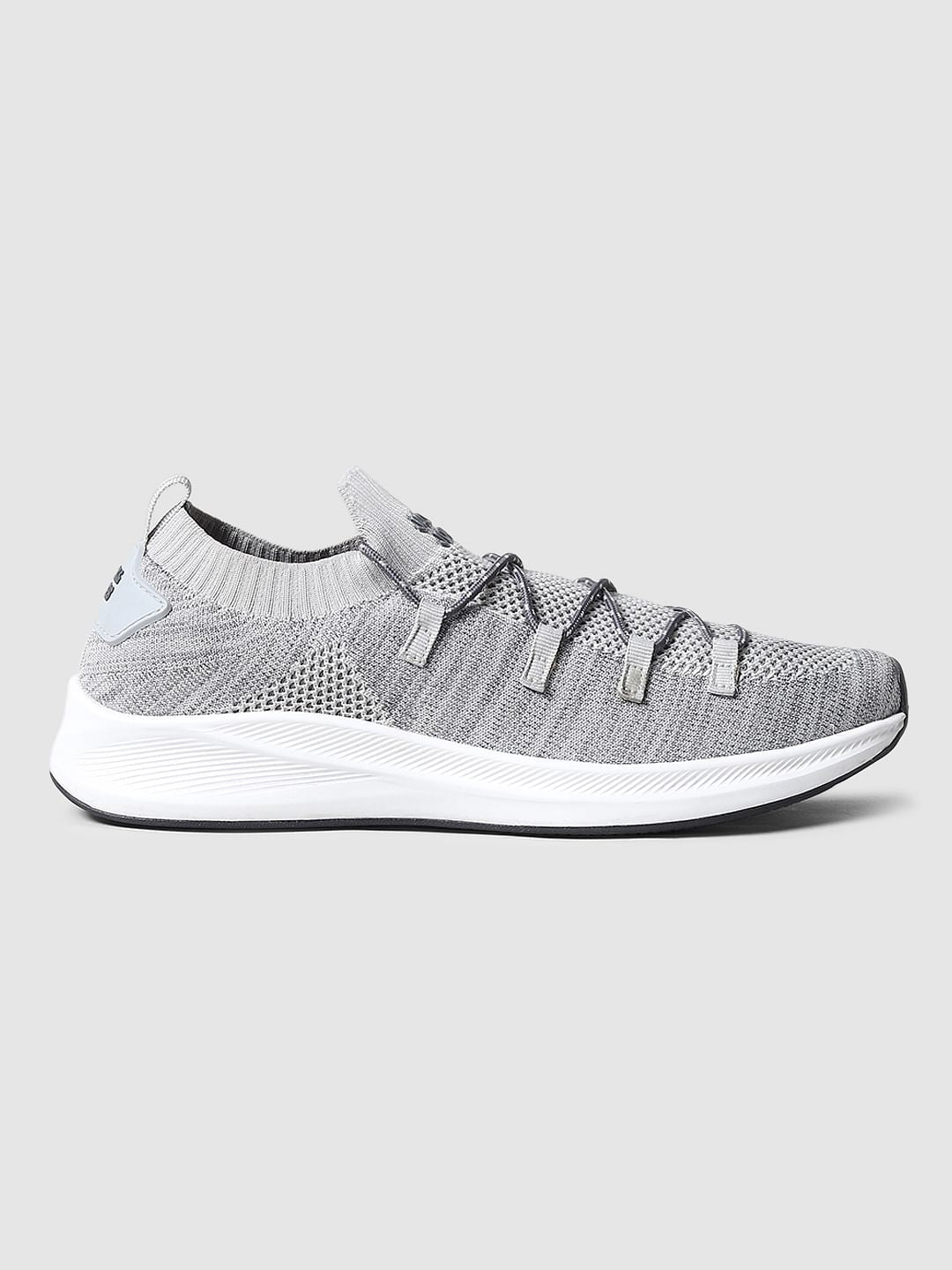 Grey Mesh Sneakers