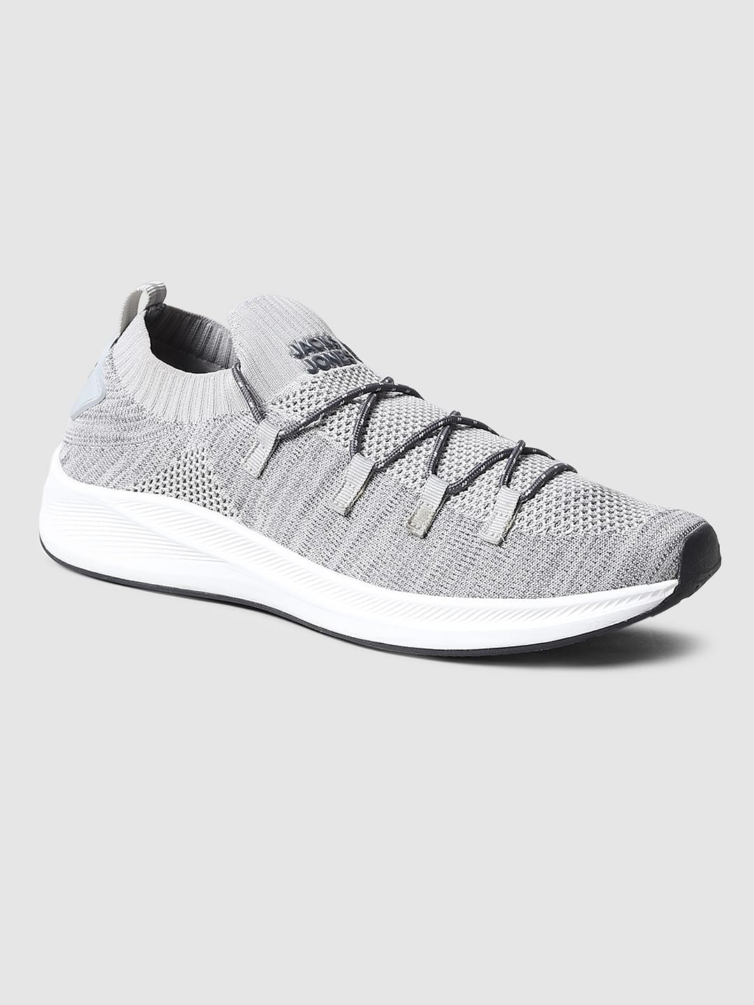 Grey Mesh Sneakers