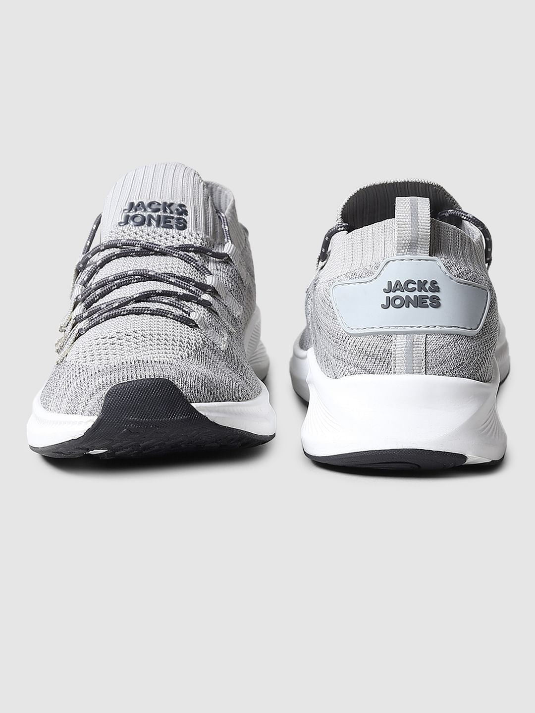 Grey Mesh Sneakers