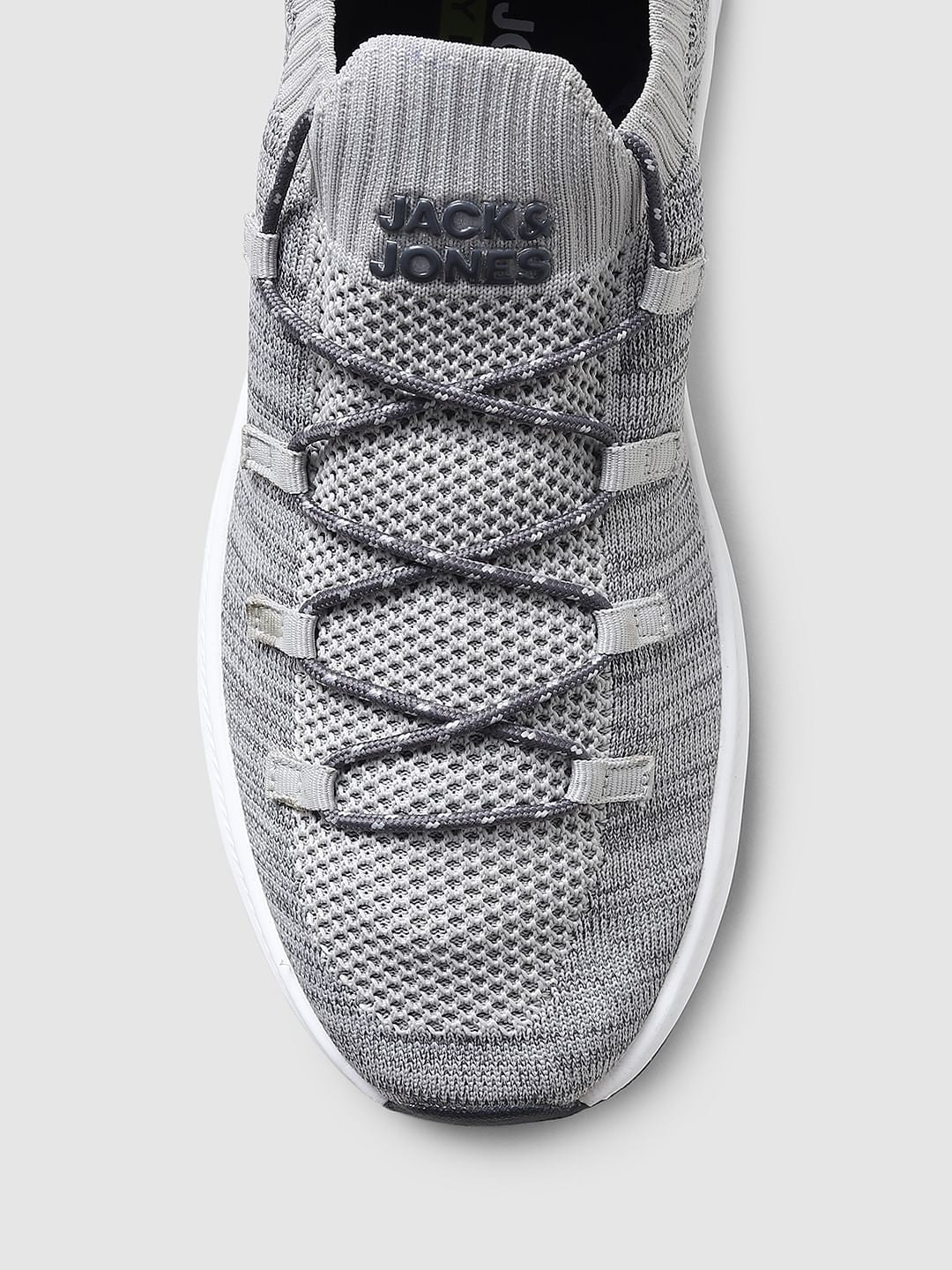Grey Mesh Sneakers