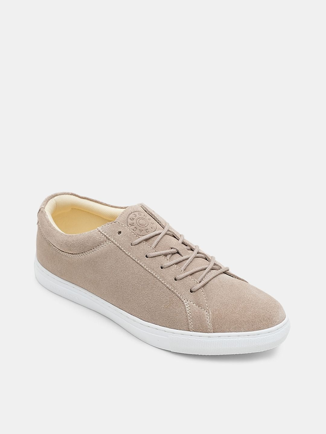 Beige Suede Sneakers