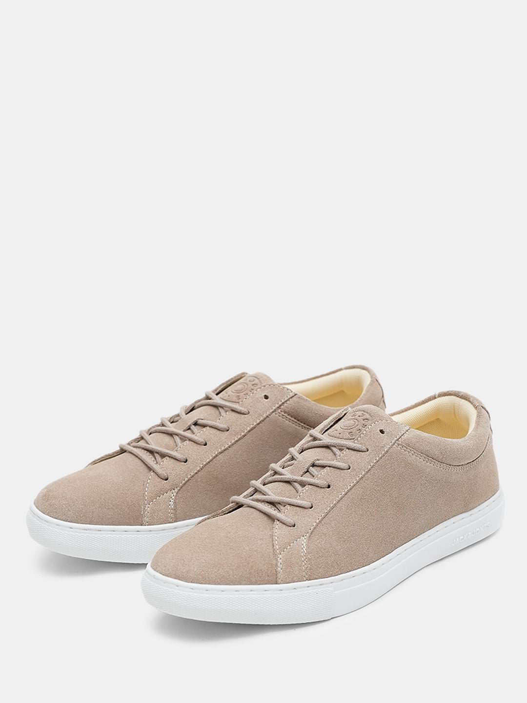 Beige Suede Sneakers