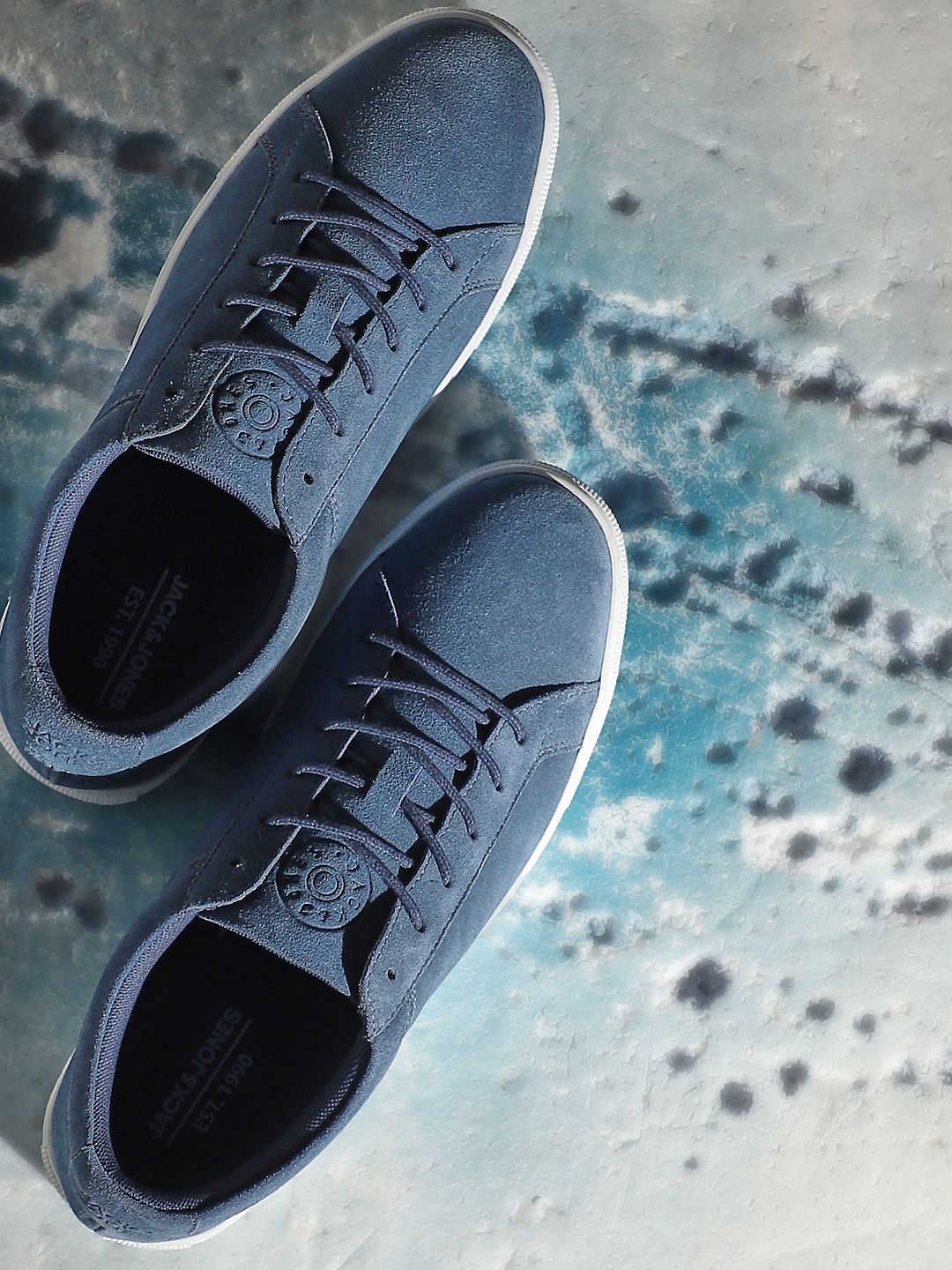 Blue Suede Sneakers - 40