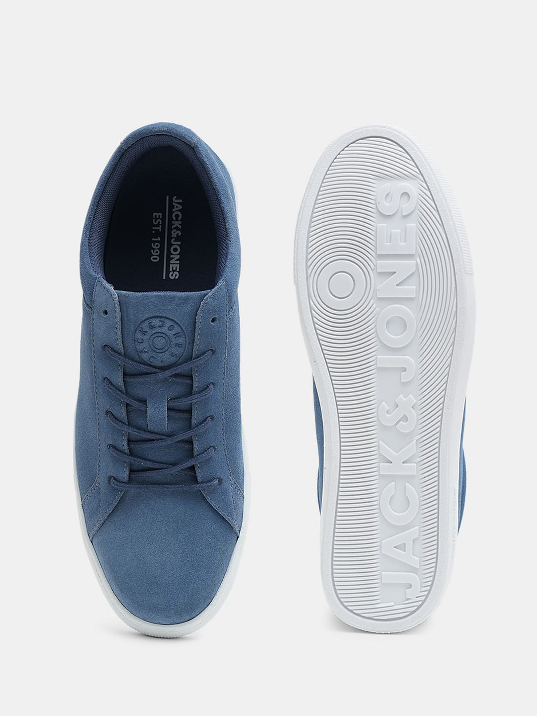 Blue Suede Sneakers