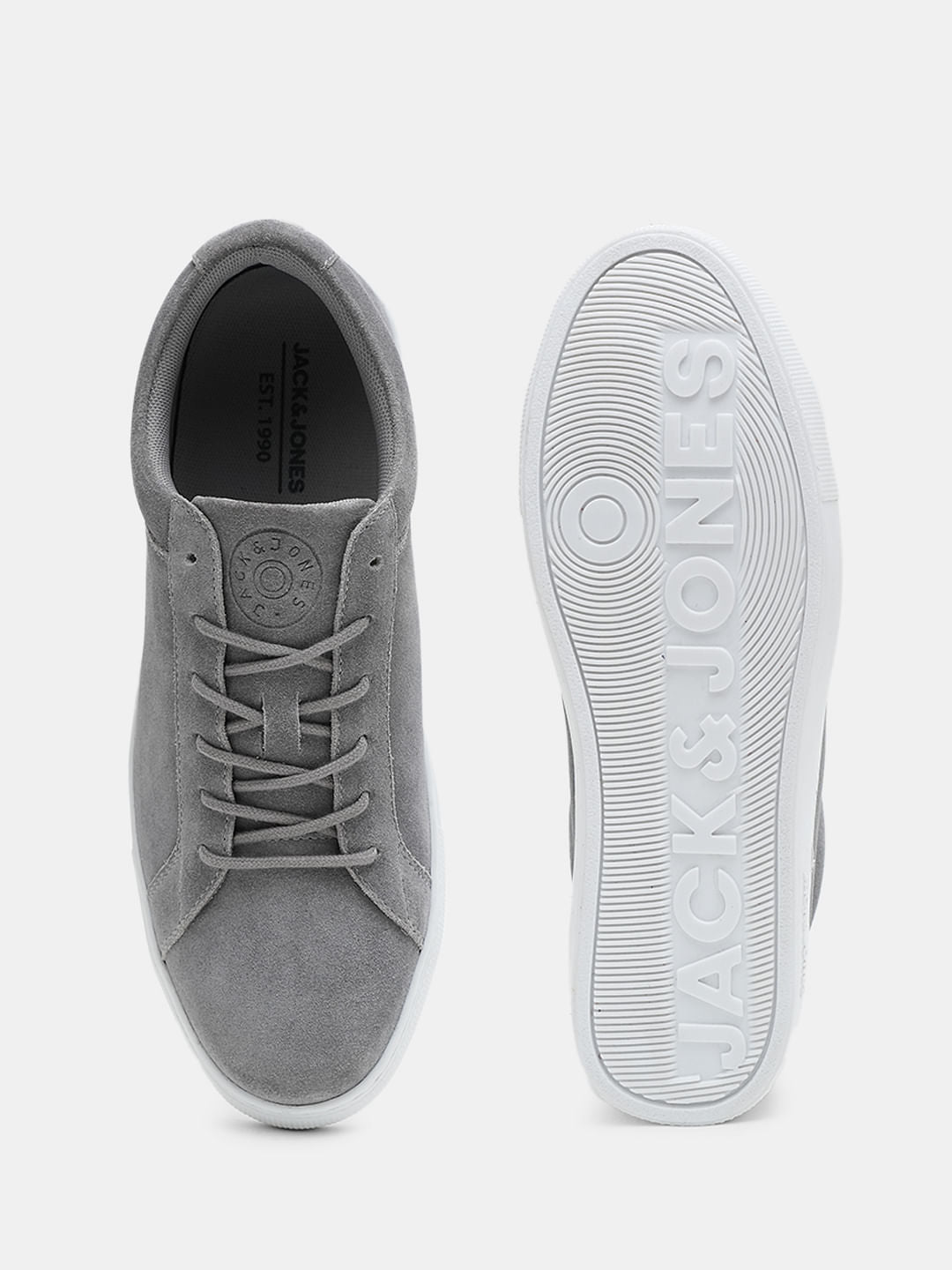 Grey Suede Sneakers