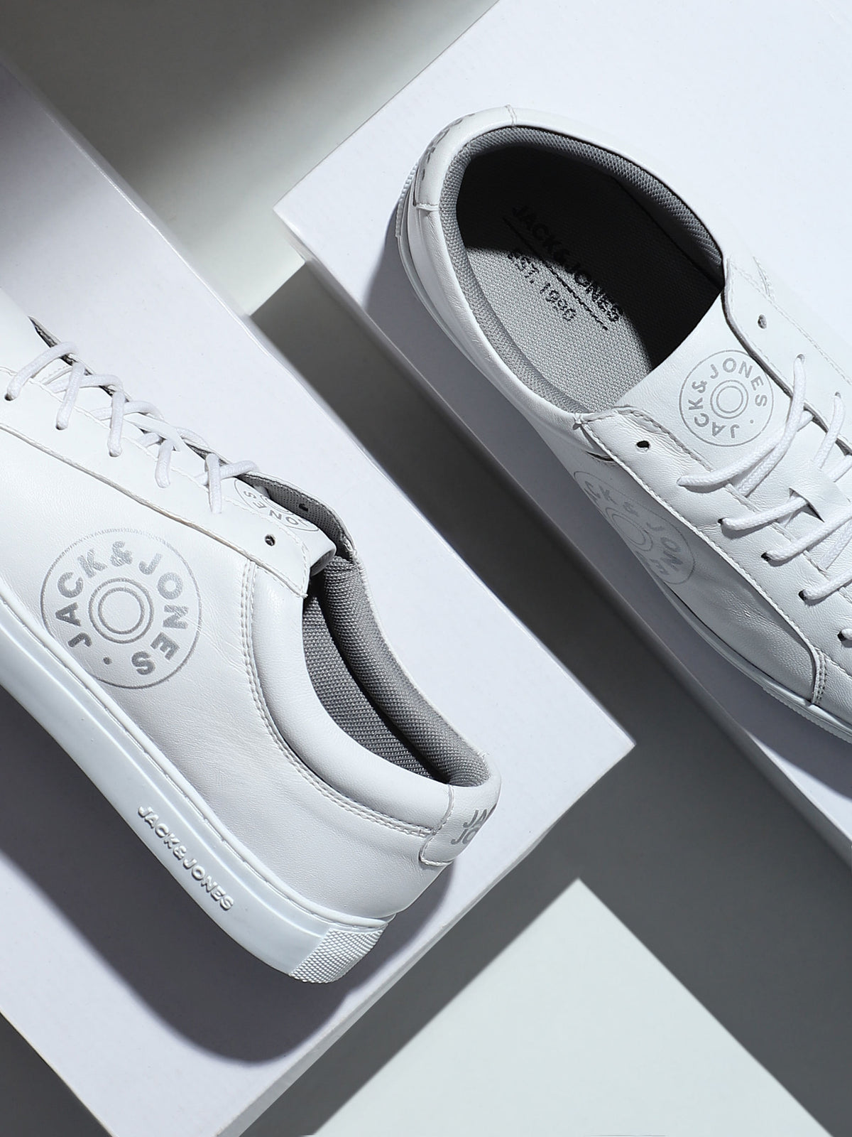 White Leather Sneakers - 40