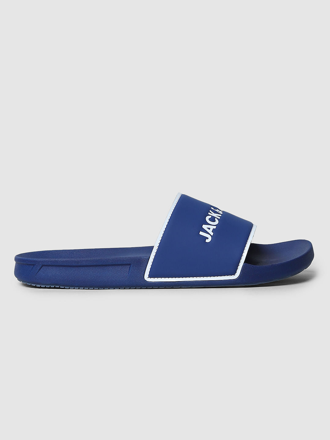 Blue Logo Print Sliders