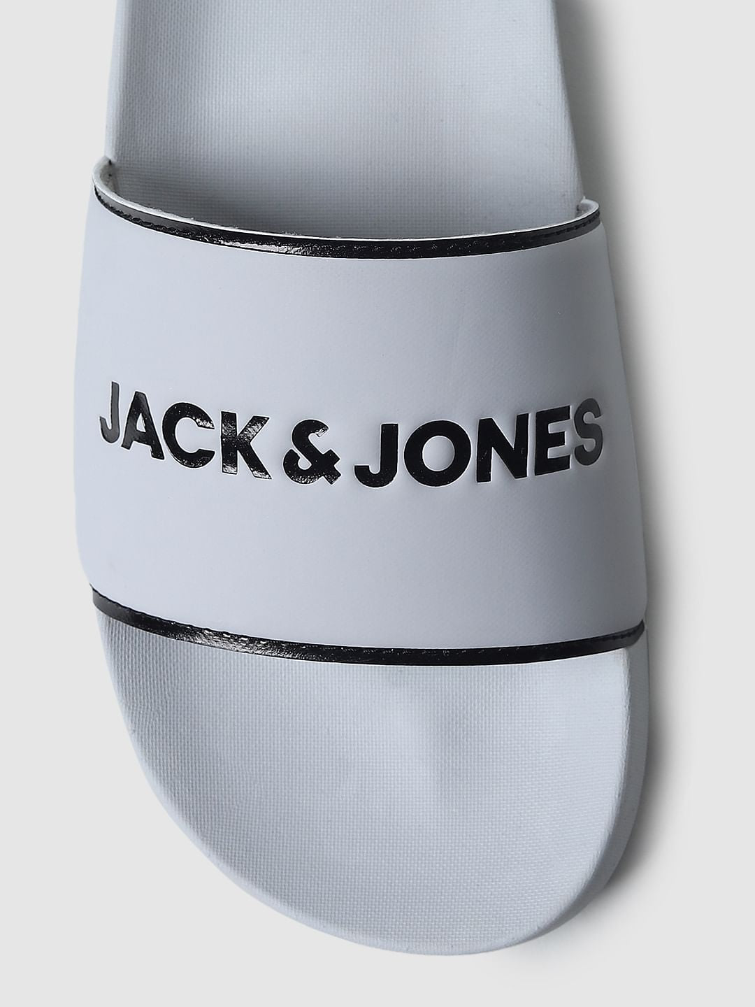 Grey Logo Print Sliders
