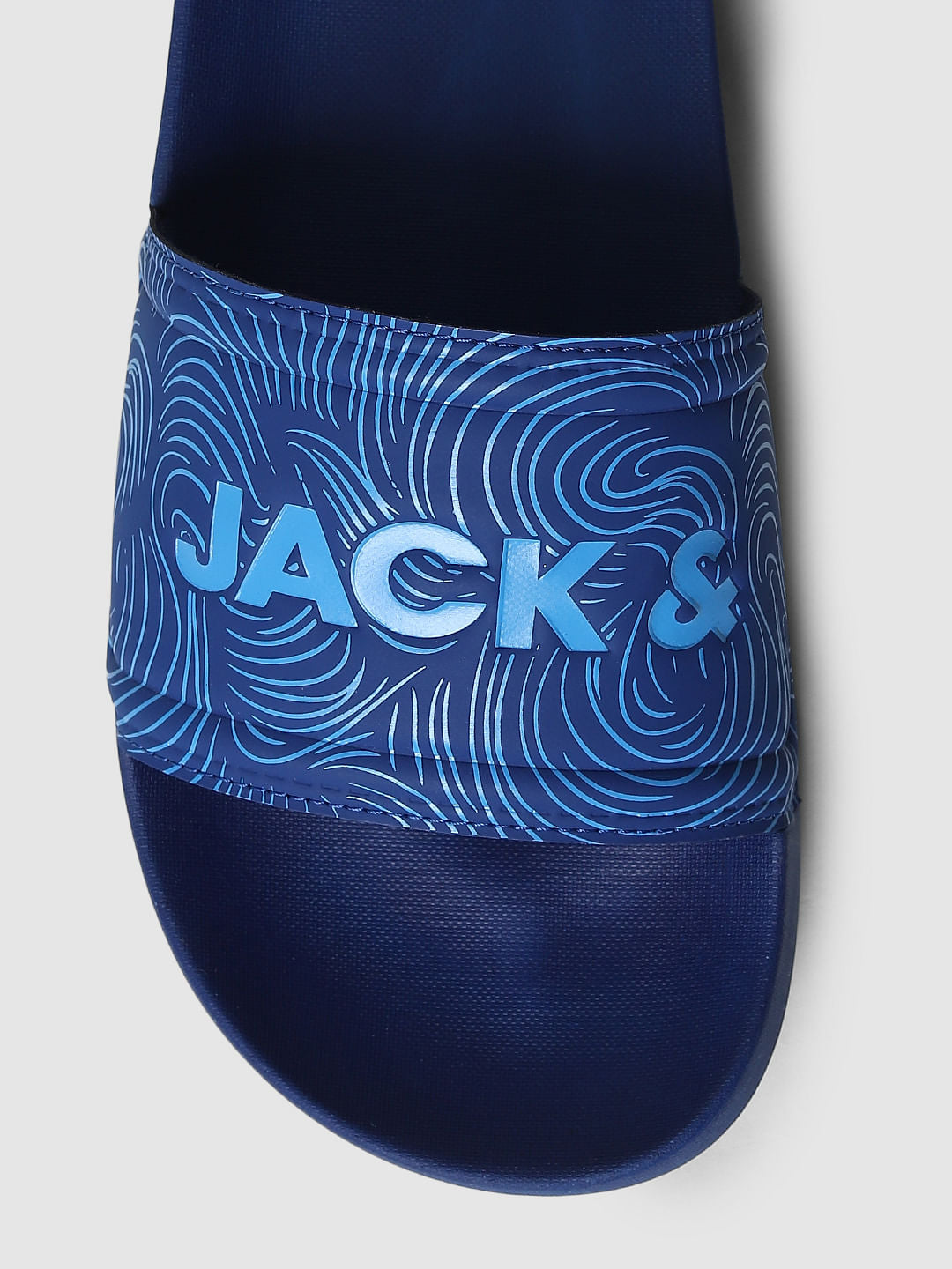 Blue Abstract Print Sliders