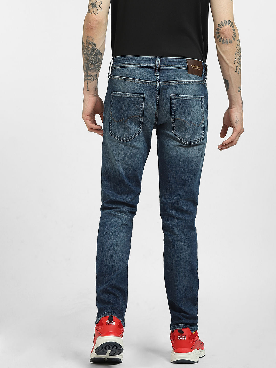 Dark Blue Low Rise Tim Anti Fit Jeans