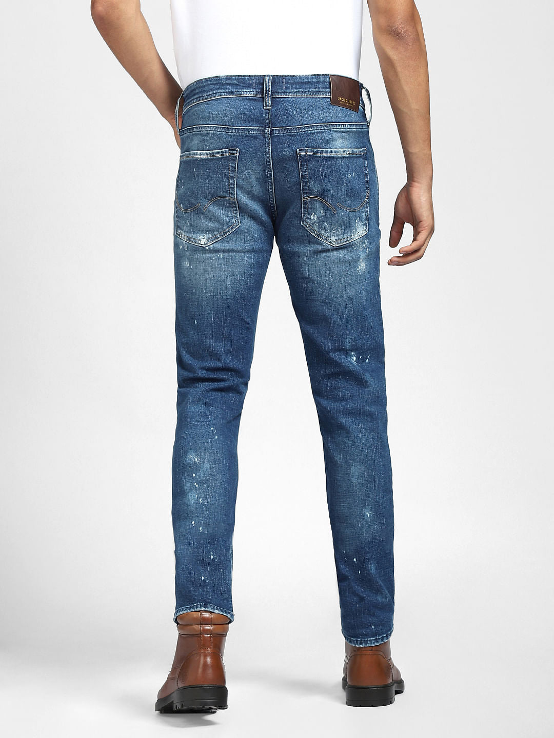 Blue Low Rise Liam Skinny Jeans