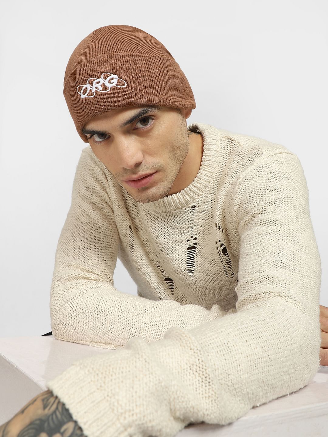 Brown Beanie - ONE