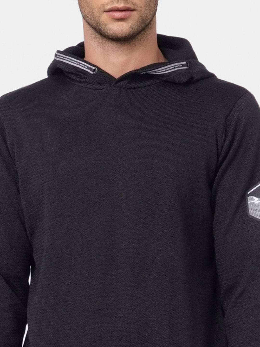 Black Hooded Sweatshirt