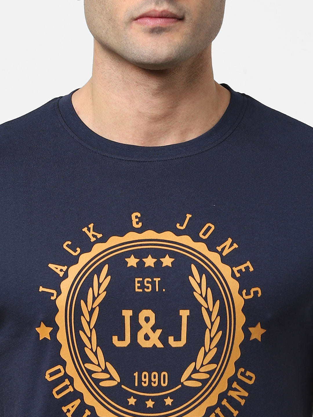 Navy Blue Crew Neck T-shirt