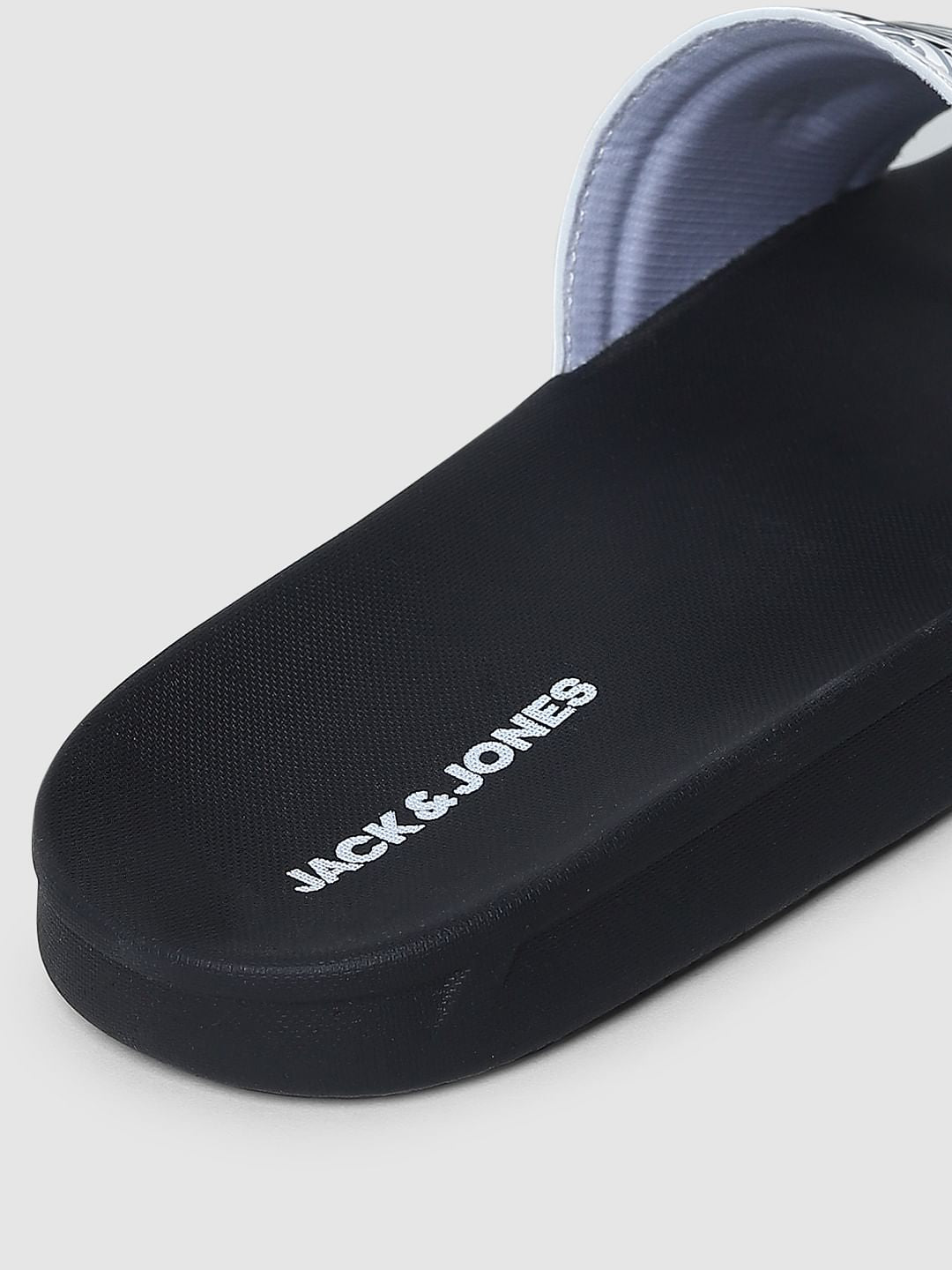 Black Abstract Print Sliders