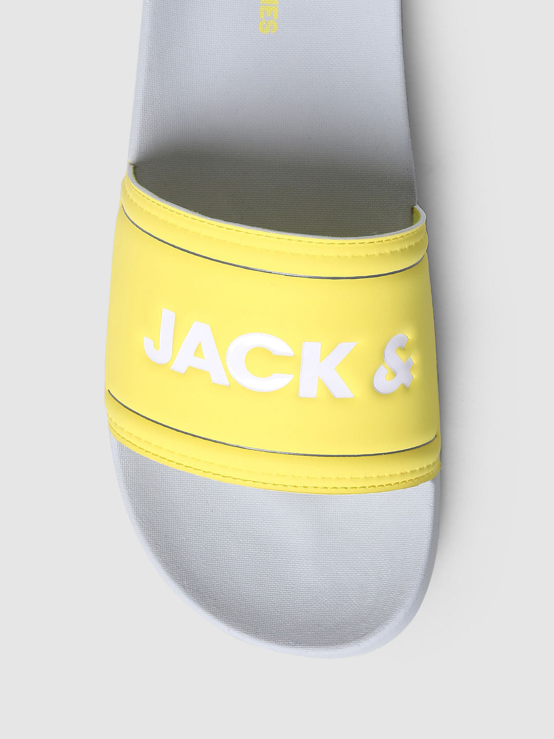 Grey Logo Print Sliders