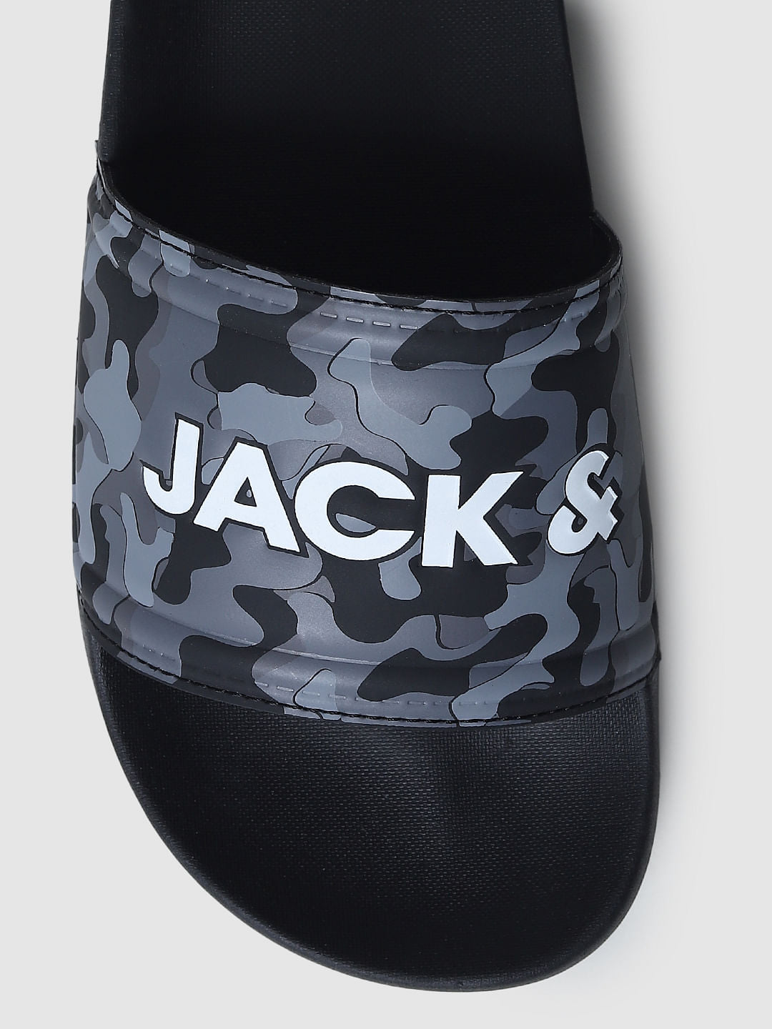 Black Camo Print Sliders