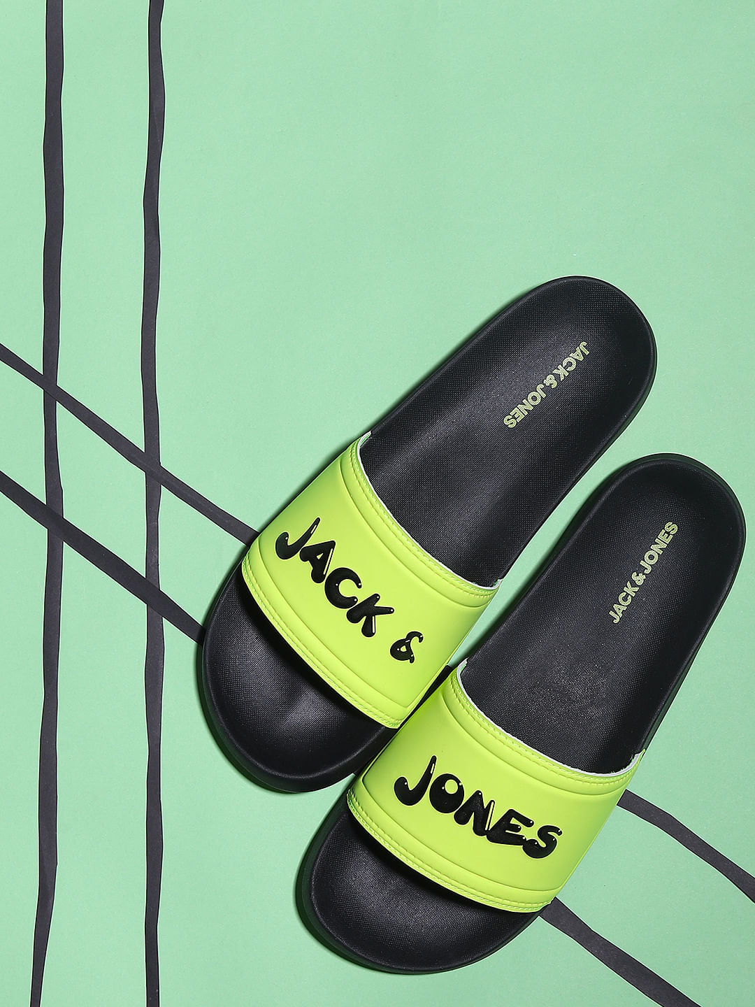 Neon Green Graffiti Sliders - 6