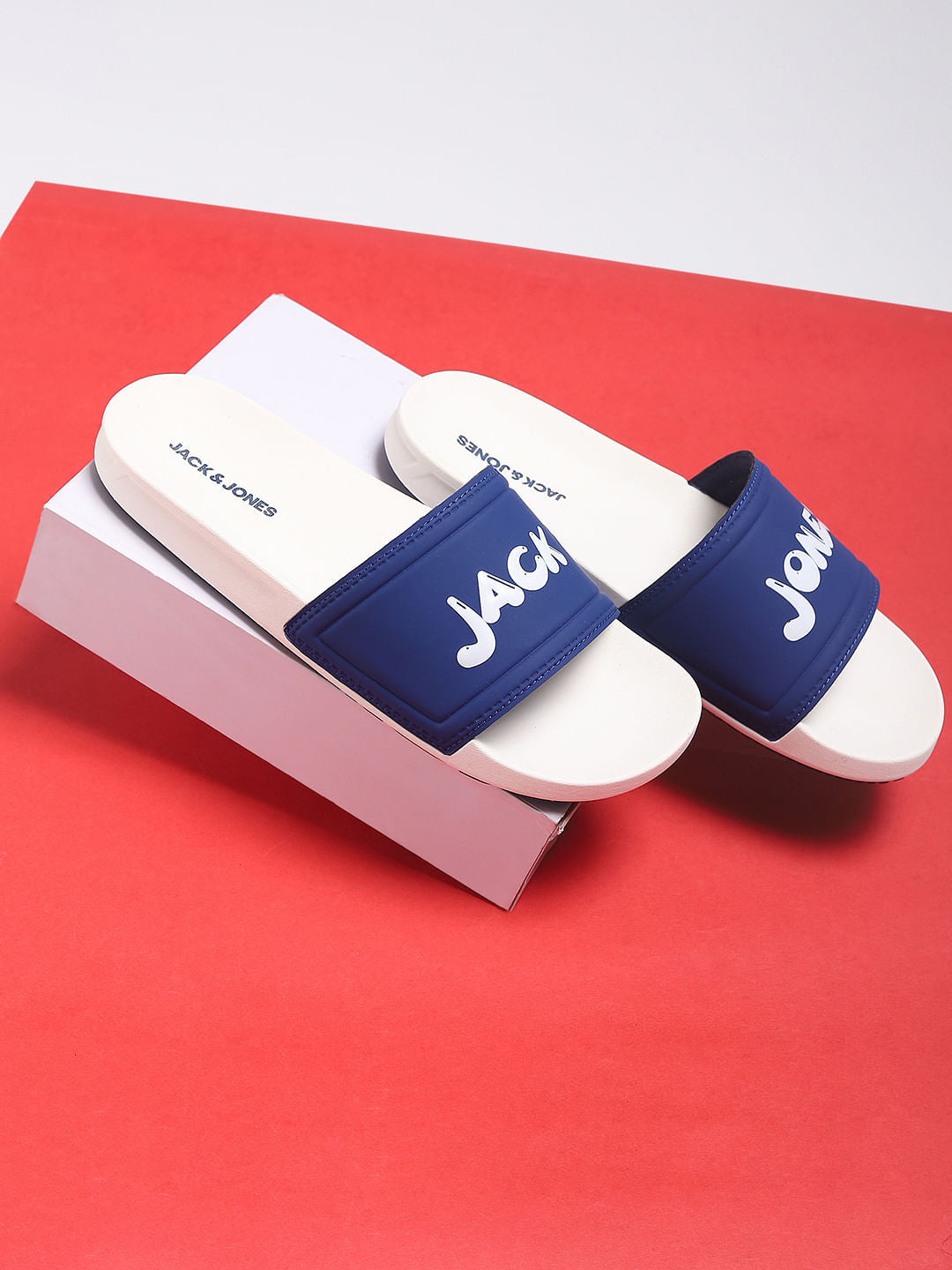 Blue Colourblocked Sliders