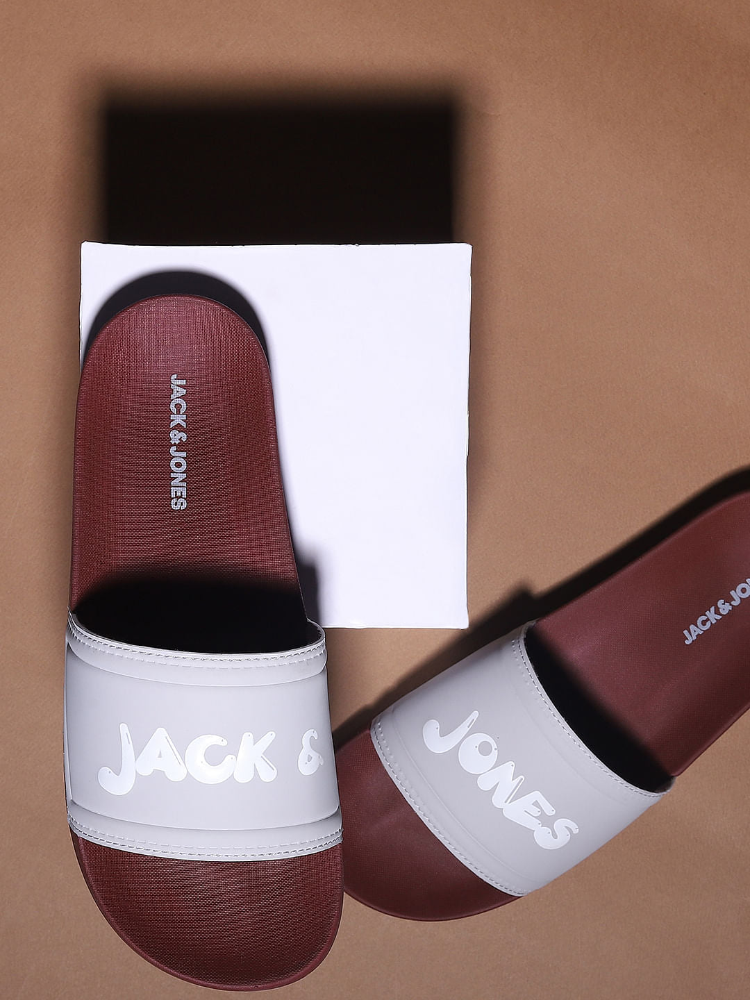 Maroon Graffiti Sliders - 6
